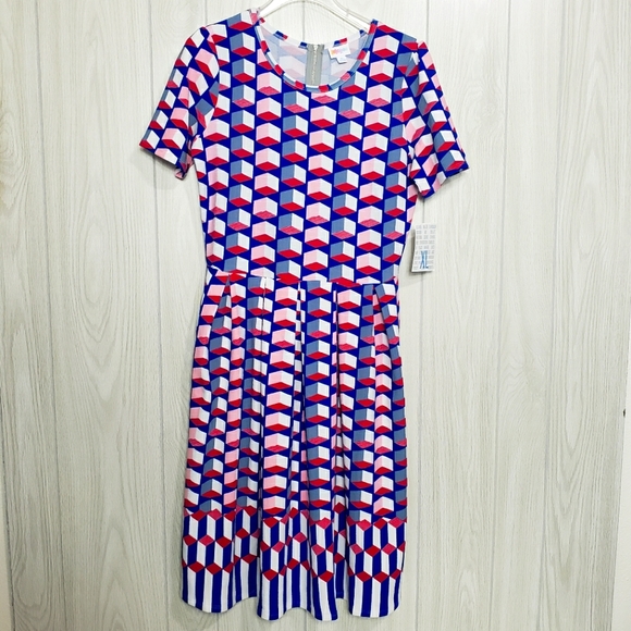 LuLaRoe Dresses & Skirts - LulaRoe Women's Size XL Amelia Simply Comfortable Dress NWT